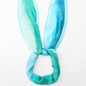 Zara- Gradient Blue and Green Scarf/Bandana